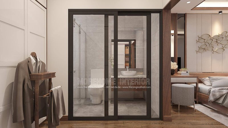 Thiết kế nội thất phòng ngủ biệt thự