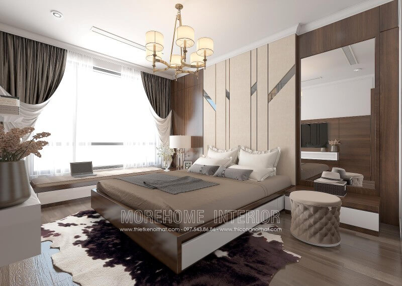 Giường ngủ chung cư gỗ công nghiệp Giường ngủ chung cư gỗ công nghiệp