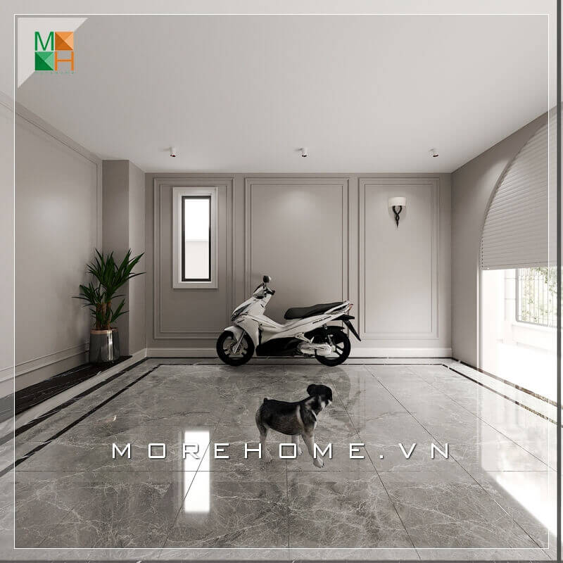 Gợi ý mẫu thiết kế không gian nhà để xe hiện đại cho nhà phố, biệt thự.