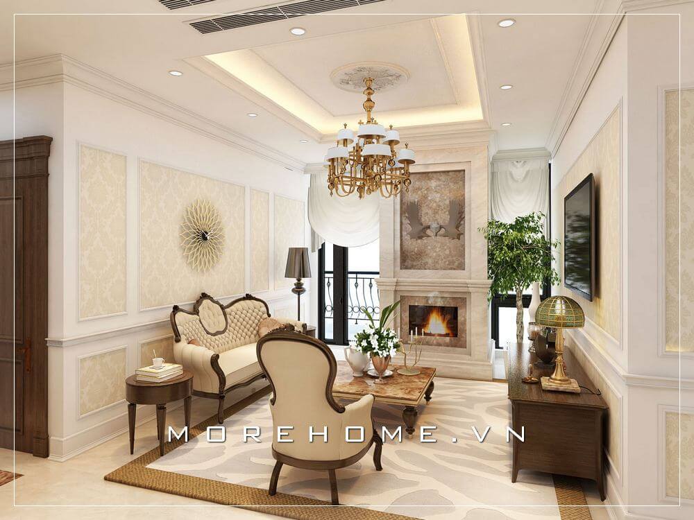 Sofa chung cư tân cổ điển Sofa chung cư tân cổ điển