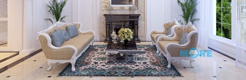 Sofa chung cư tân cổ điển Sofa chung cư tân cổ điển